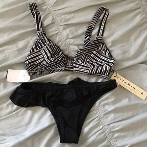 Two piece swim suit